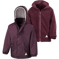 Result Junior Reversible Stormdri Jacket - burgundy - L