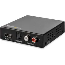 Startech StarTech.com HDMI Audio Extractor 4K 60Hz HDMI Audio Sound Splitter, HDR SPDIF Toslink Optisches Audio)