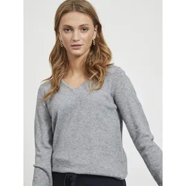 VILA VIRIL V-Neck L/S Knit TOP - NOOS