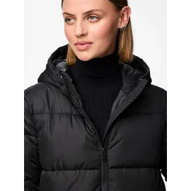 Pieces Steppmantel "Pcbee" in schwarz, | M