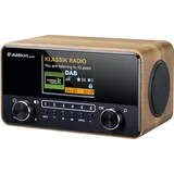 Albrecht DR 866 Tischradio DAB+, FM AUX, Bluetooth®, DAB+, UKW Fühlbare Tasten, Sprachausgabe, Wec