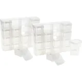VBS Sortierbox 28 x 22 x 6,5 cm 2-tlg. Transparent