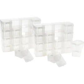 VBS Sortierbox 28 x 22 x 6,5 cm 2-tlg. Transparent