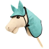my hobby horse - Fliegenhaube für Steckenpferde glitter blau