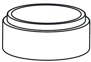KWC Zierring 35mm D55x37.5 Kst, chromeline,634950 634950