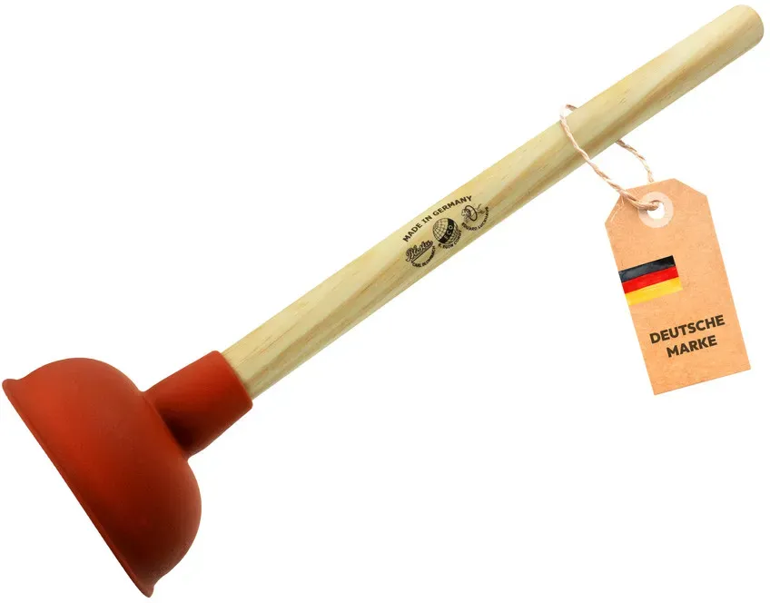 Dönges Ausgussreiniger mit Holzstiel (Pömpel), Ø 110 mm, 110 mm