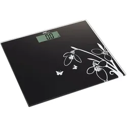 FLAT Digitalwaage Ultradünn, 150 kg Kapazität, gehärtetes Glas