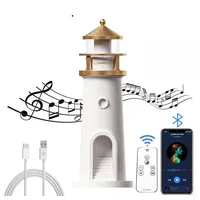 Flanliy Leuchtturm Deko Lampe, Lighthouse Moon Lamp LED Leuchtturm,Projektion