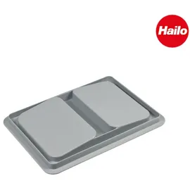 HAILO Einbaumülleimer 13 l Hellgrau
