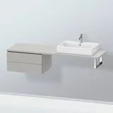 Duravit L-Cube Unterschrank für Konsole, 2 Schub.