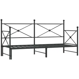 vidaXL Tagesbett 75 x 190 cm Schwarz
