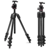 Manfrotto 055XPRO AS Carbonfaser-Stativ-Set mit Kugelkopf 4 Segmente|