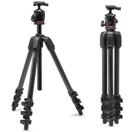 Manfrotto 055XPRO AS Carbonfaser-Stativ-Set mit Kugelkopf 4 Segmente|