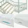 [en.casa] Kinderbett Treviolo 70 x 140 cm Kiefer mintgrün/weiß
