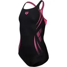 Arena Performance Kinder-Badeanzug Poseidonia Swim Pro Back - Damen - Gr. 140 - schwarz