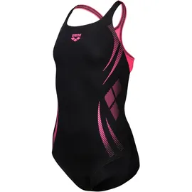 Arena Performance Kinder-Badeanzug Poseidonia Swim Pro Back - Damen - Gr. 140 - schwarz