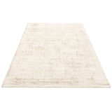 my home Teppich »Shirley«, rechteckig, Handweb Teppich, aus weicher Viskose, handgewebt, Wohnzimmer, 22835119-4 creme 12 mm,