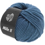 Lana Grossa Mille II Häkelwolle, 55 m blau