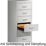 Mauser client entry Karteischrank lichtgrau 6 Schubladen 55,2 x 60,0 x 135,0 cm