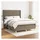 vidaXL Boxspringbett 140 x 200 cm Taupe