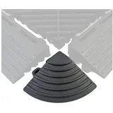 RAMROXX Performance Bodenfliesen Garagenboden Floor Ecke Eckteil Schwarz