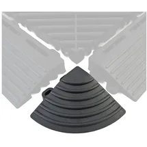 RAMROXX Performance Bodenfliesen Garagenboden Floor Ecke Eckteil Schwarz