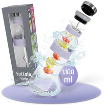 boddels Glaskaraffe Sund 1.100 ml lavendelblau