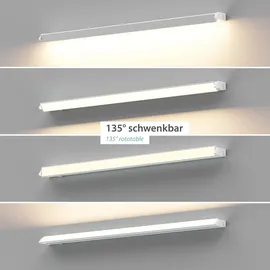 ledscom.de LED Unterbau-Leuchte LIWO 91cm, schwenkbar, mit Schalter, 27,9586W, je 1444lm, warmweiß, 2er Set
