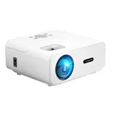 Vigpil 1080P, 5G, Bluetooth, 4K Unterstützung, 300 Zoll Mini-Beamer (20000 lm, 10000: 1, 4K Support px) weiß