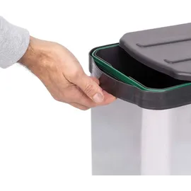 Emuca Recycle Inox 24 l Weiß