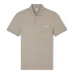 EA7 für Herren. 7M001311_AF10373 Sichtbarkeit Poloshirt beige (L), Lässig, Baumwolle, Kurzarm