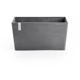 Ecopots Pflanztopf Paris Grau (HxBxT) 40 x 80 x 38 cm