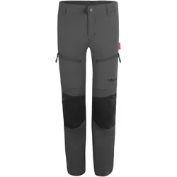 Trollkids Kinder Nordfjord Zip-off Hose Slim Fit - 152 - anthracite