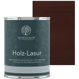 Lignocolor® Holzlasur (750ml Mahagoni) schützende Lasur für Außen & Innen Wasserbasis