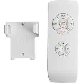 Beliani Deckenventilator mit Licht BORMEJO