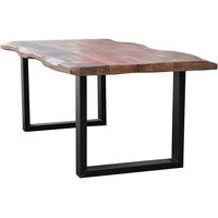 Esszimmer-Tisch Massivholz Baumkantentisch ZANSIBAR Akazie Esstisch Kufengestell