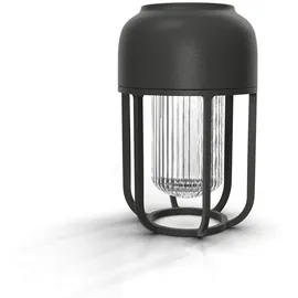 Houe Solarleuchte Aluminium/Kunststoff 21,0 cm inkl. Akku schwarz