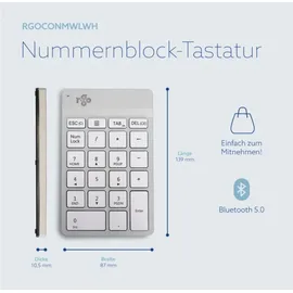 R-Go Tools Numpad Break, Nummernblock, Bluetooth