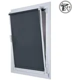 STORESDECO Verdunkelungsrollo 120 x 180 cm grau