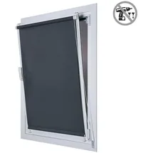 STORESDECO Verdunkelungsrollo 120 x 180 cm grau