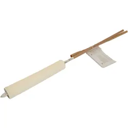 Solarlicht Gartenfackel Stab Kunststoff weiss H 98 x B 4 x L 4 cm