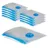 Relaxdays Vakuumbeutel 20 x  transparent blau