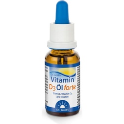 Dr. Jacob’s, Vitamine + Nahrungsergänzung, Vitamin D3 Öl forte Öl (72 g)