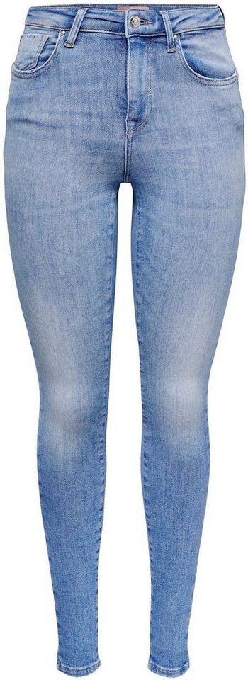 ONLY Skinny-fit-Jeans ONLPOWER MID PUSH UP SK REA934 blau XL