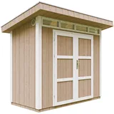 TIMBELA Gartenhaus 1,61 x 2,94 m Braun