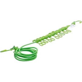 BGS Wäscheleine flexibel 1,9 - 2,4 m mit 10 Clips