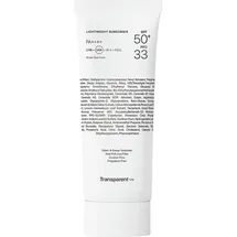 transparent lab Lightweight Sunscreen Gel LSF 50+ 100 ml