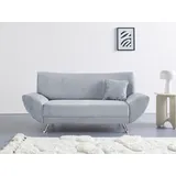 Home Affaire 2-Sitzer Saltare Kunstleder 174 x 78 x 82 cm Grau/Blau