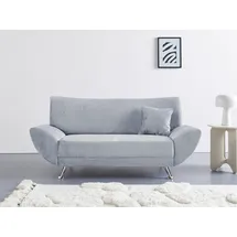 Home Affaire 2-Sitzer Saltare Kunstleder 174 x 78 x 82 cm Grau/Blau