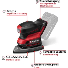 Einhell Expert Akku-Multischleifer TE-OS 18/150-2 Li Solo
